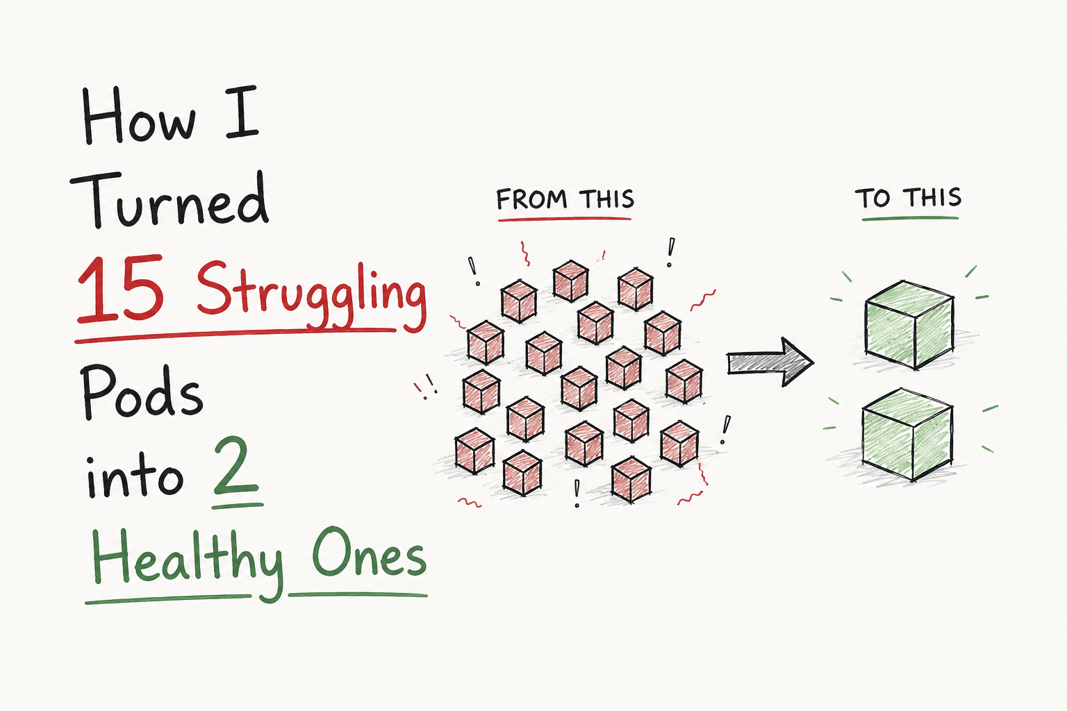 How I Turned 15 Struggling Pods into 2 Healthy Ones