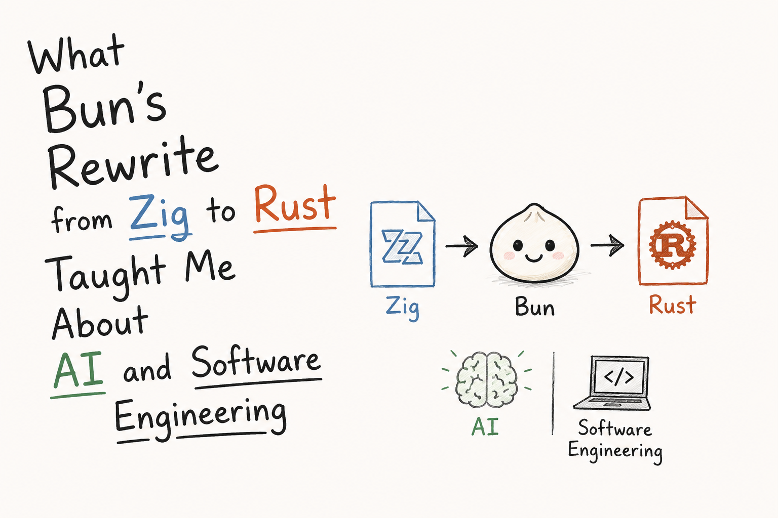 What Bun's Rewrite from Zig to Rust Taught Me About AI and Software Engineering