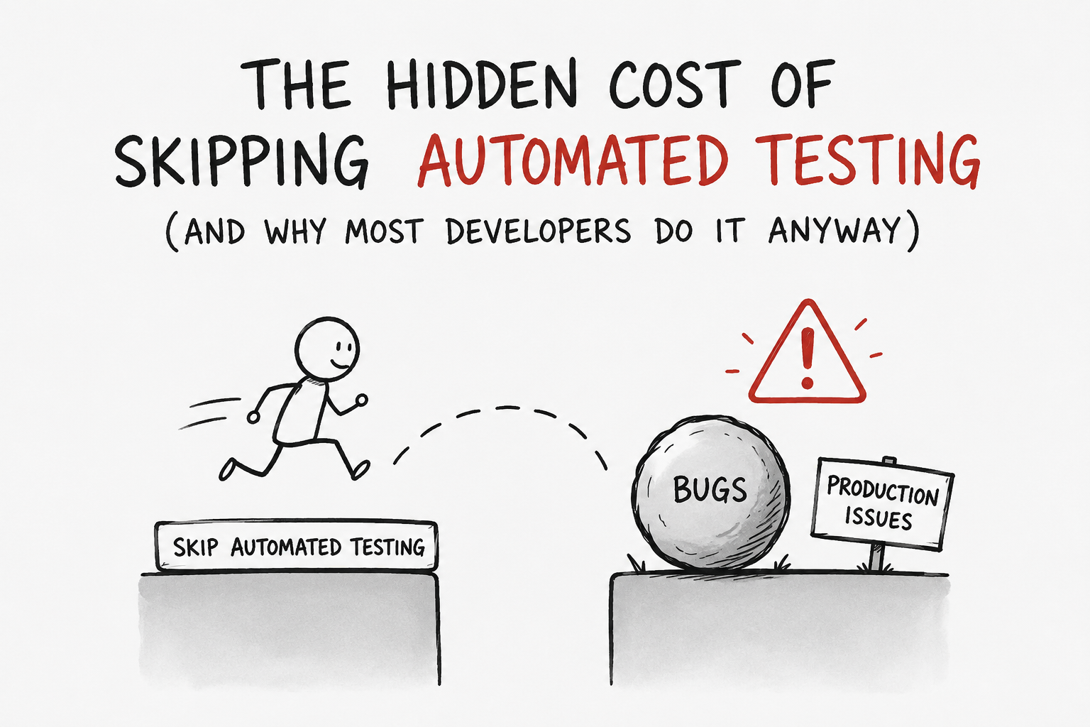 The Hidden Cost of Skipping Automated Testing (And Why Most Developers Do It Anyway)